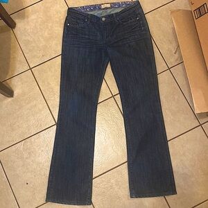 Paige dark blue jeans. Size 30